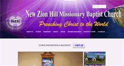 Desktop Screenshot of newzionhill.com