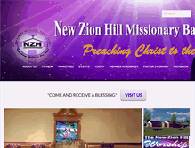 Tablet Screenshot of newzionhill.com